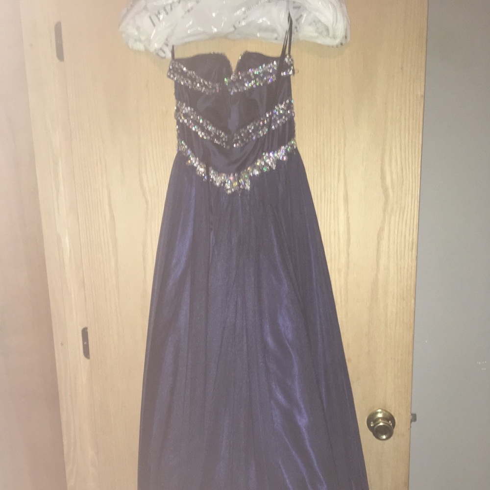 Navy Blue Prom Dress